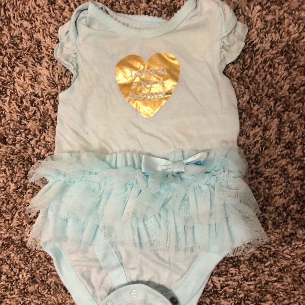 Loved by daddy onesie